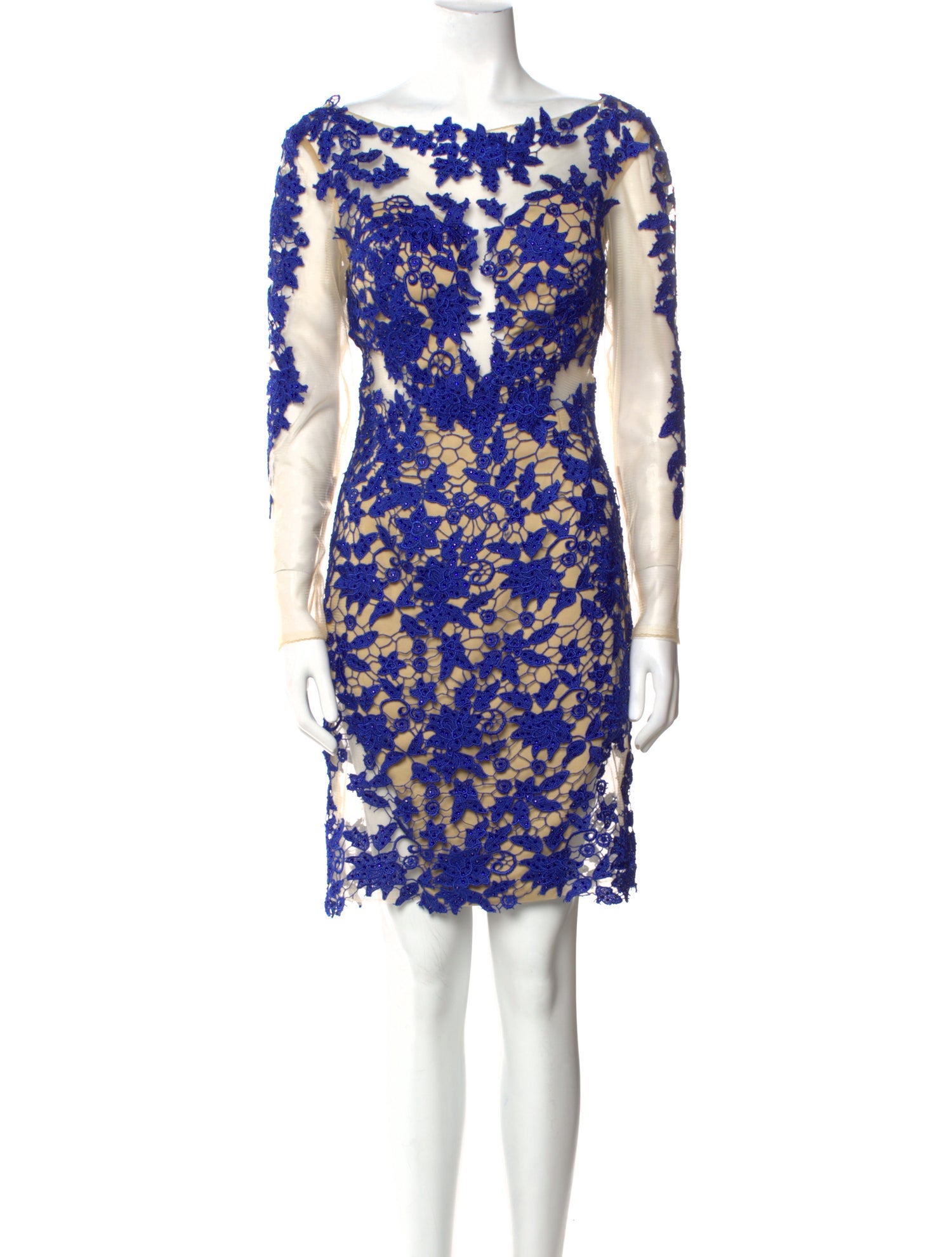 Mac Duggal Lace Pattern Mini Dress w/ Tags