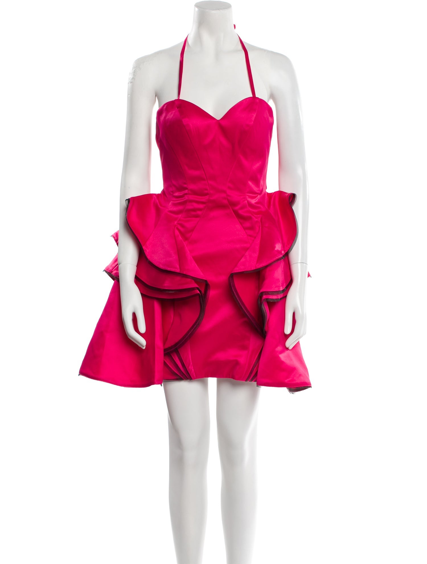 Mac Duggal Halterneck Mini Dress