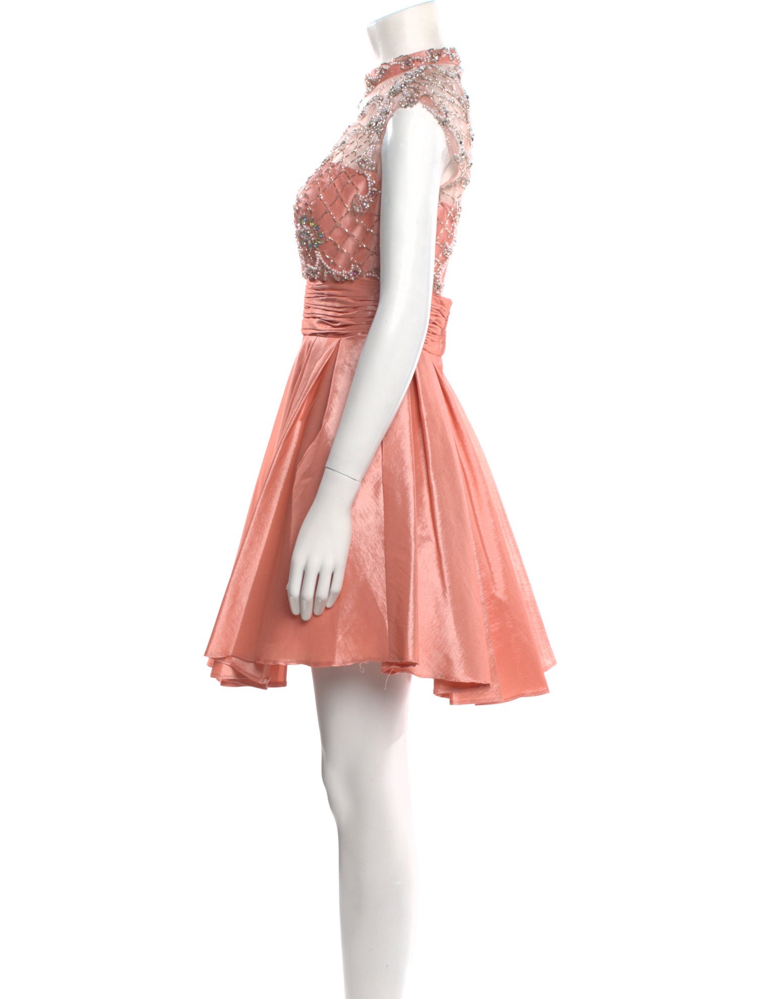 Mac Duggal Lace Pattern Mini Dress w/ Tags