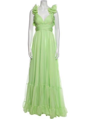 Mac Duggal Dresses V-Neck Long Dress XS