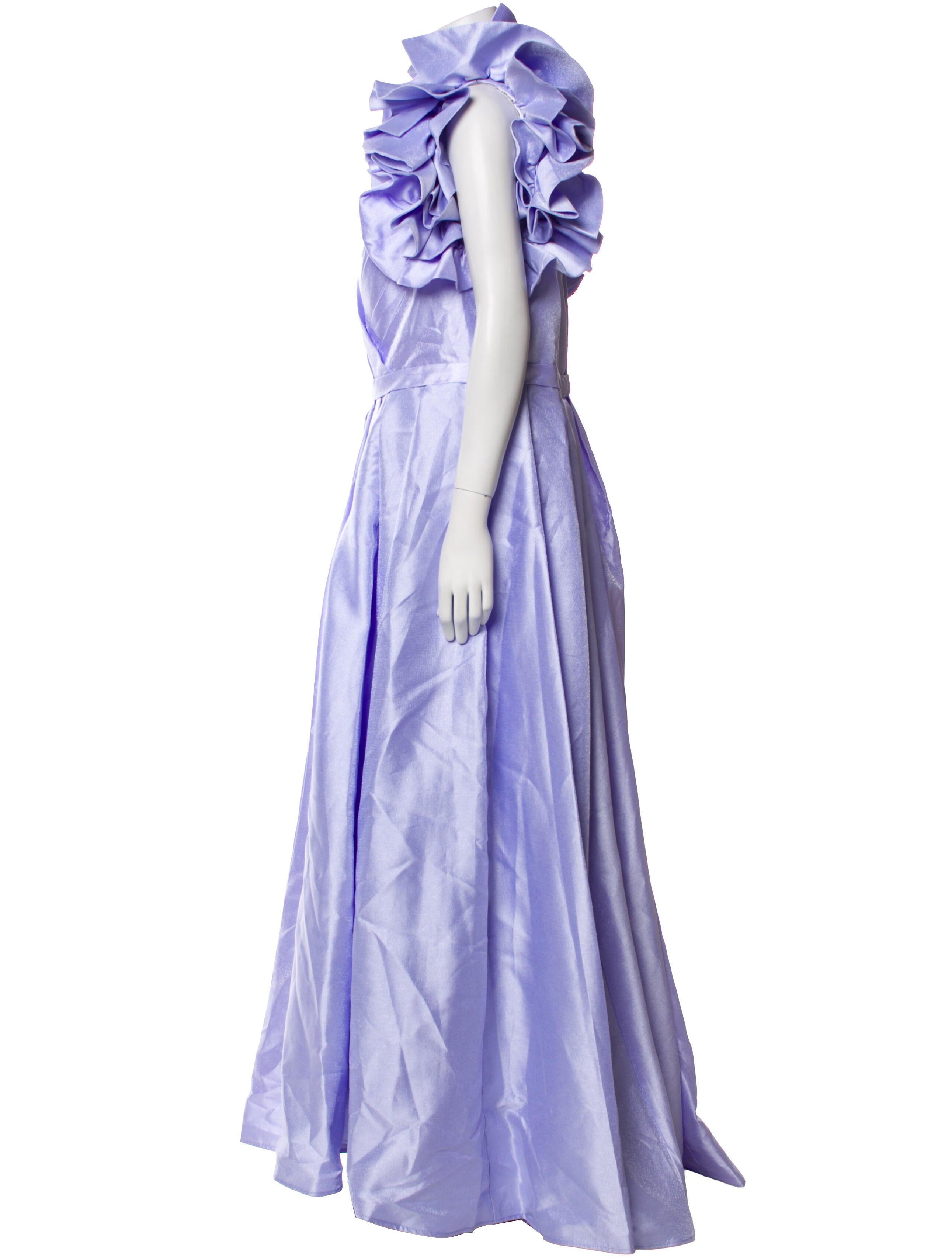 Mac Duggal V-Neck Long Dress