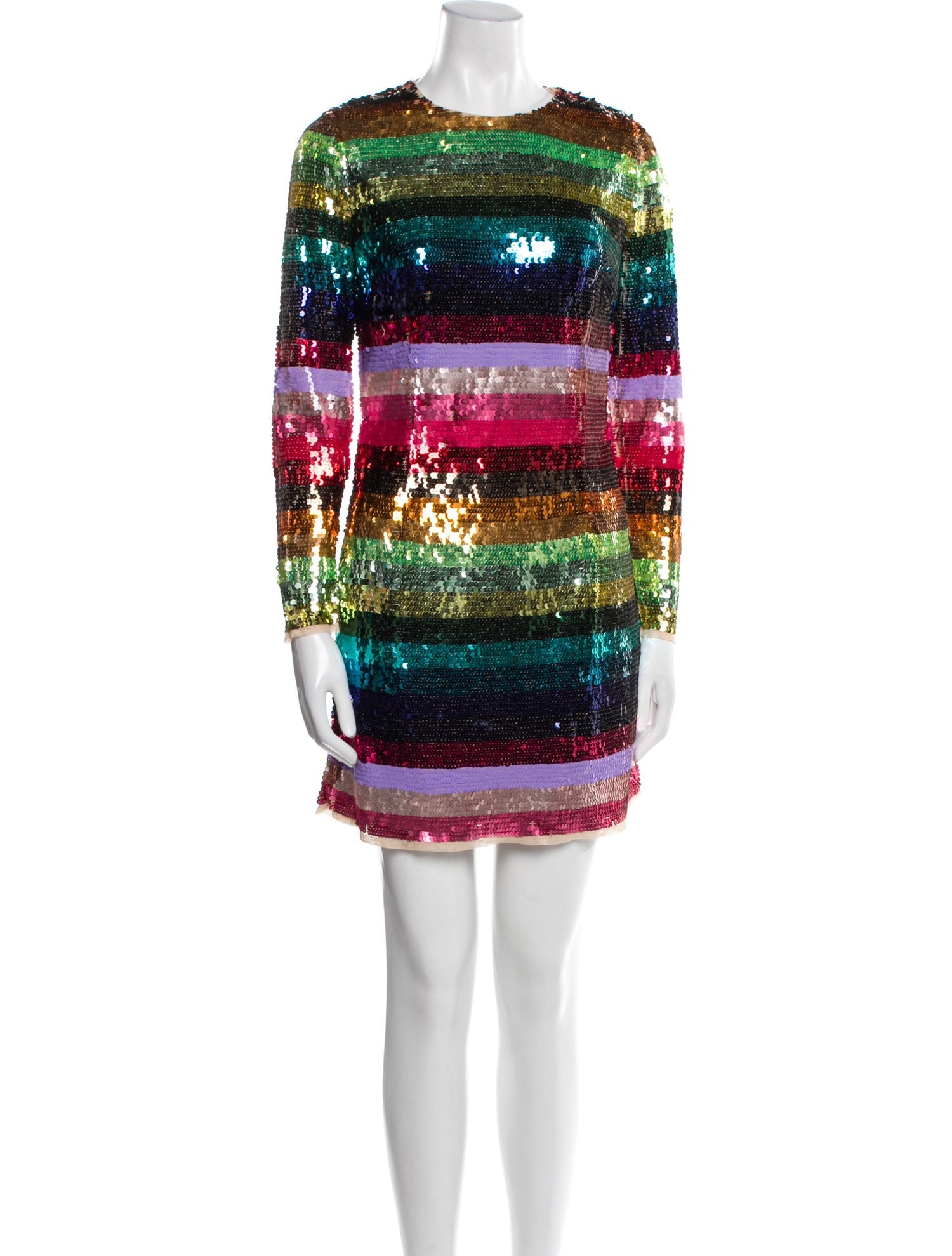 Mac Duggal Striped Mini Dress w/ Tags