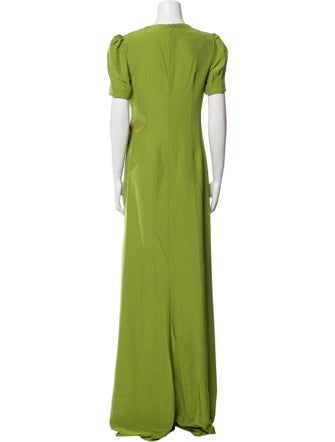 Mac Duggal V-Neck Long Dress