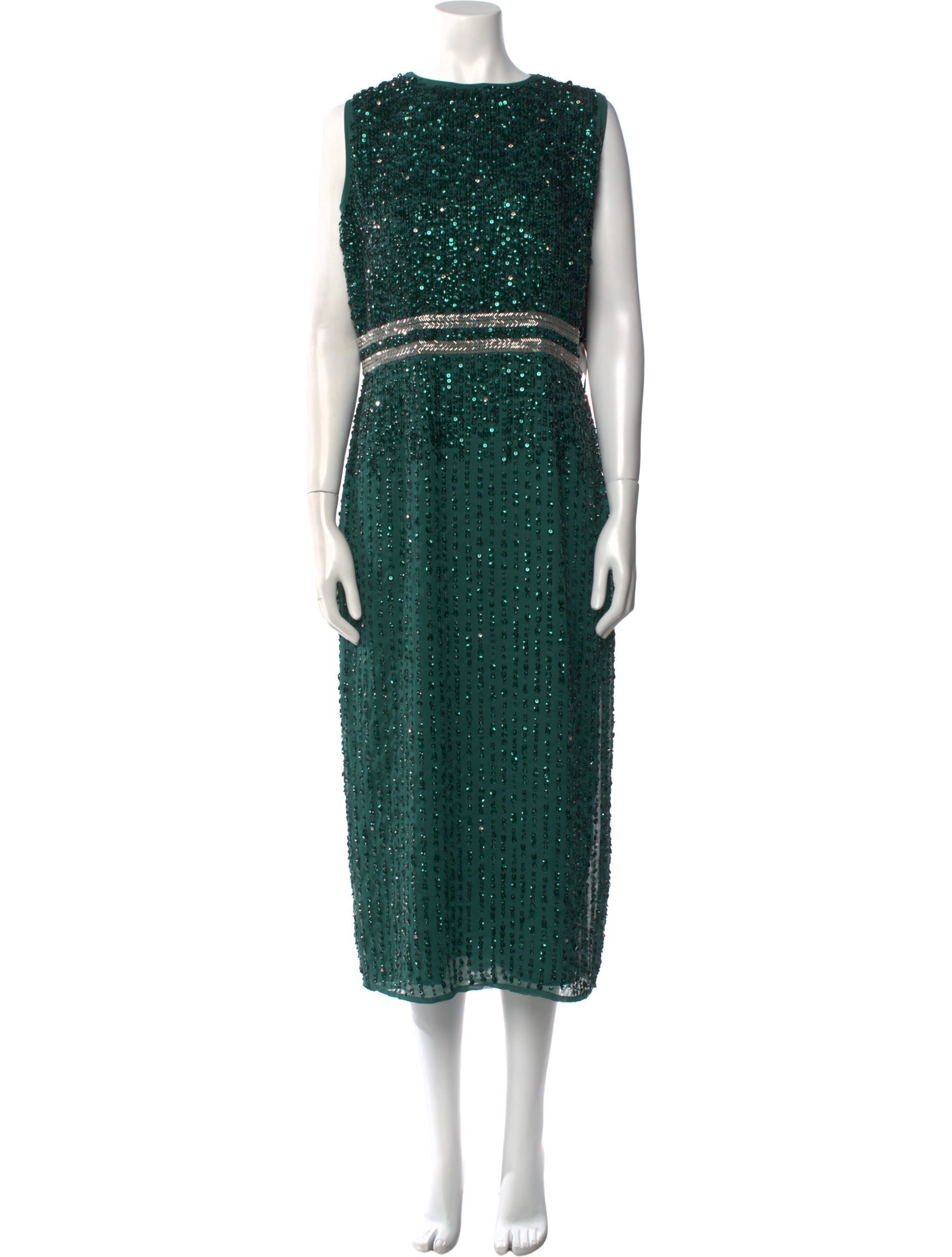 Mac Duggal Bateau Neckline Long Dress w/ Tags