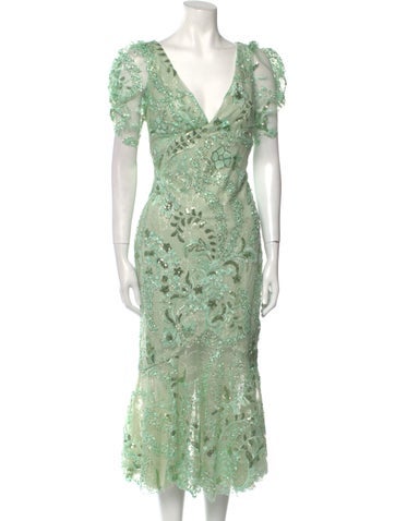 Mac Duggal Dresses Lace Pattern Midi Length Dress US 8 | M