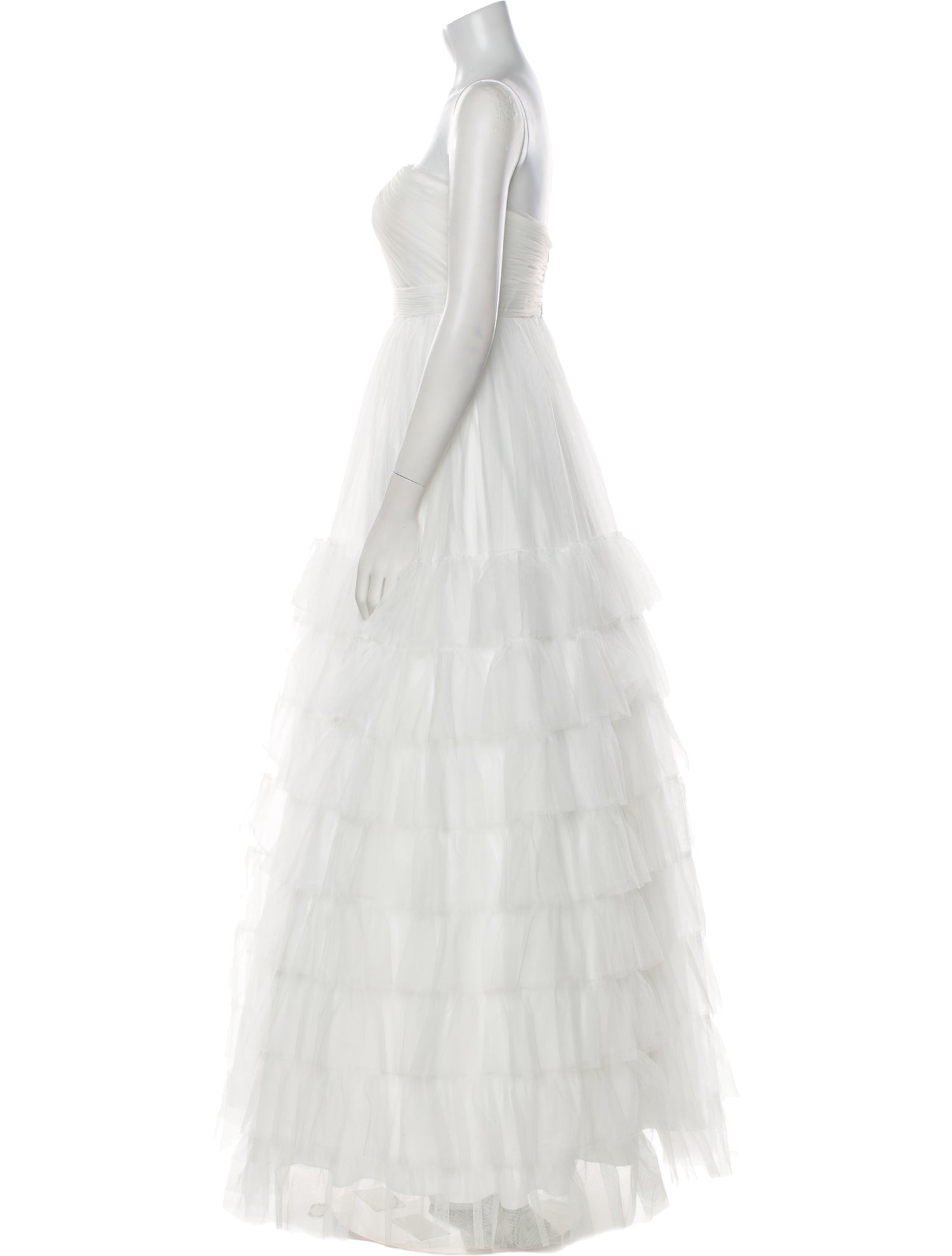 Mac Duggal Strapless Long Dress