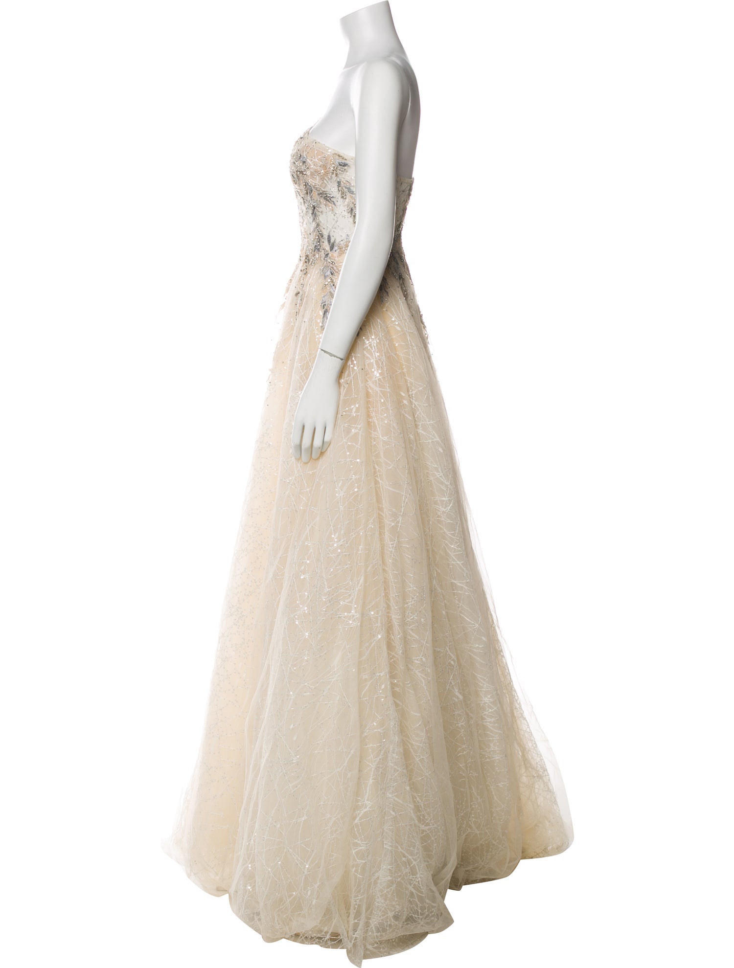 Mac Duggal One-Shoulder Long Dress