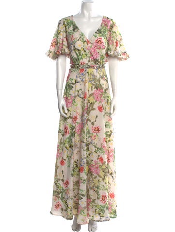 Mac Duggal Dresses Floral Print Long Dress US 14 | XL