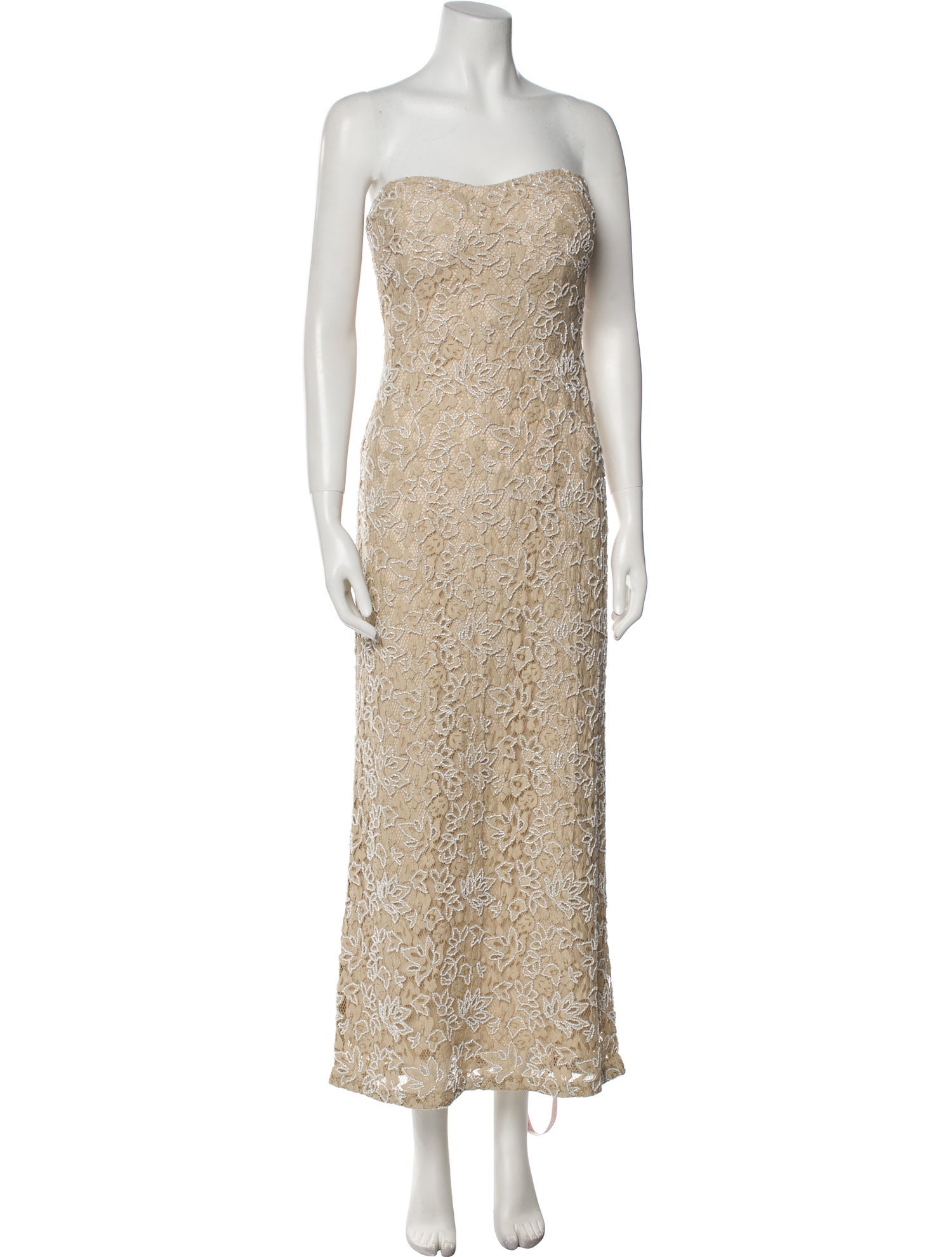 Mac Duggal Strapless Long Dress w/ Tags