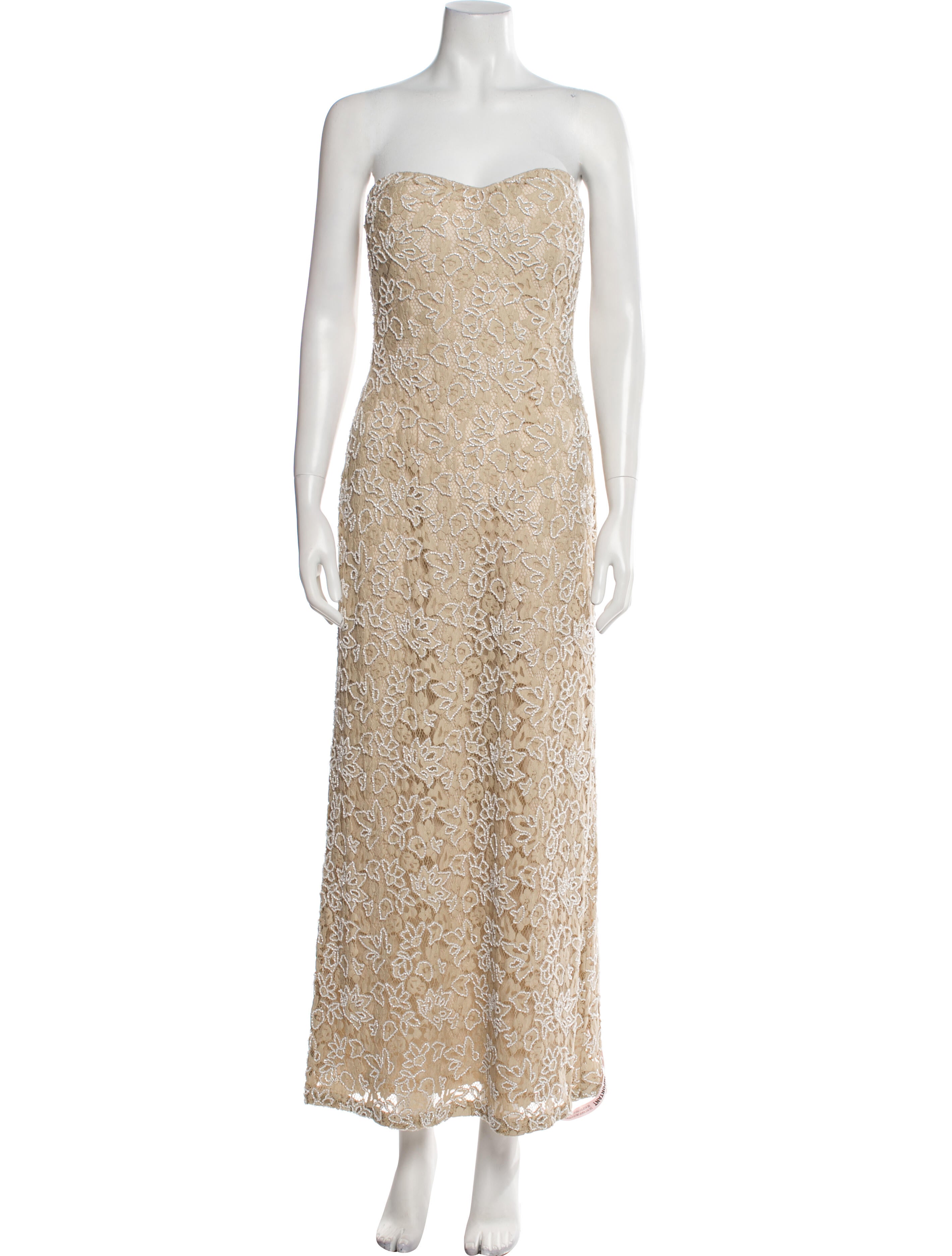 Mac Duggal Strapless Long Dress w/ Tags