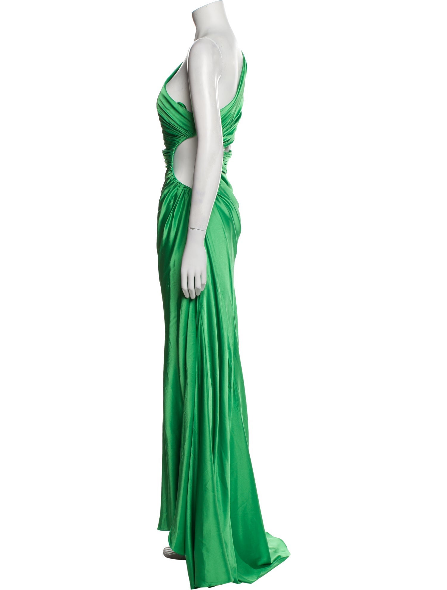Mac Duggal One-Shoulder Long Dress