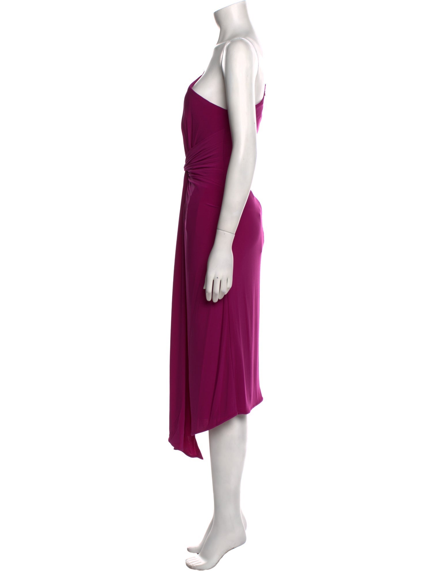 Mac Duggal One-Shoulder Midi Length Dress w/ Tags