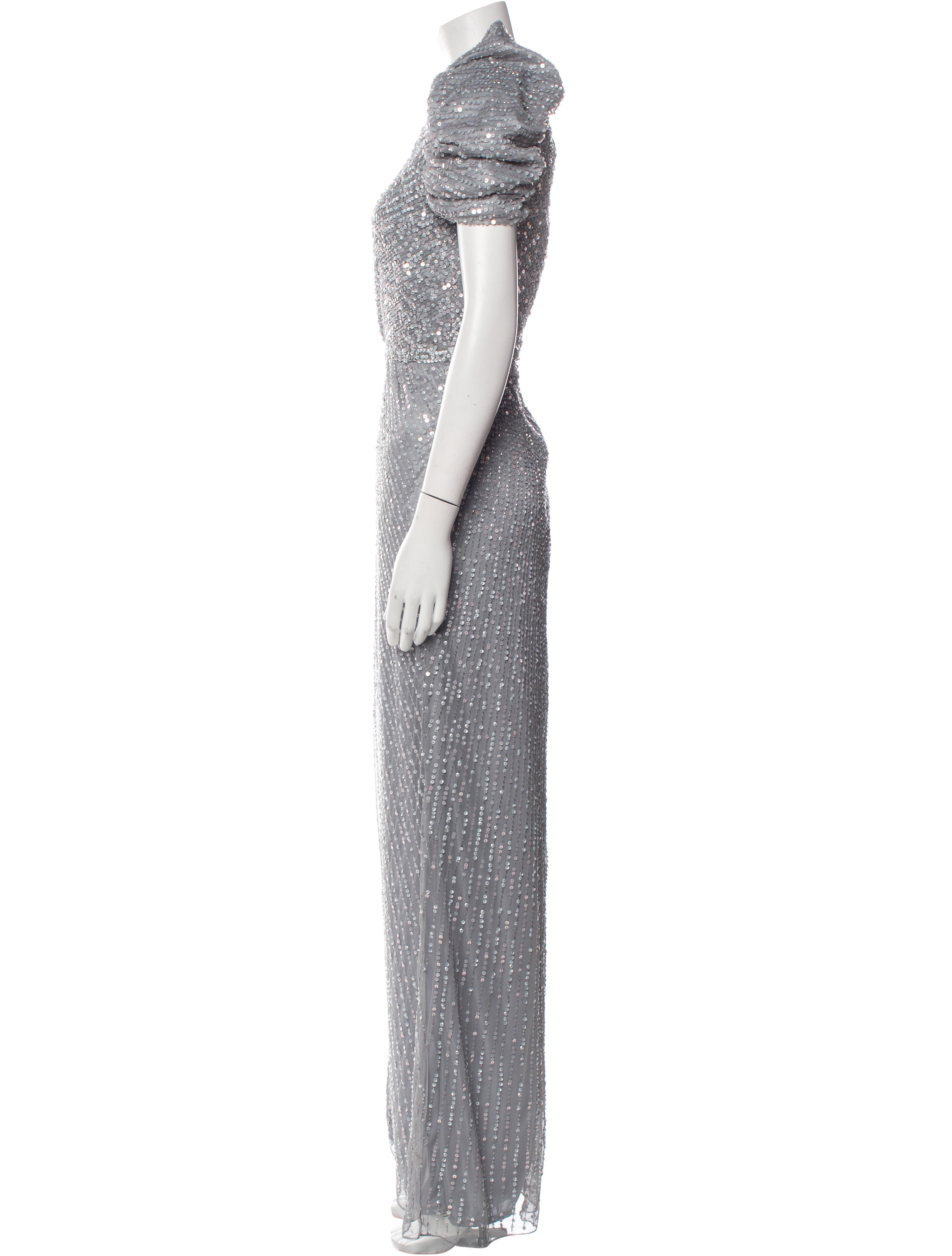 Mac Duggal One-Shoulder Long Dress