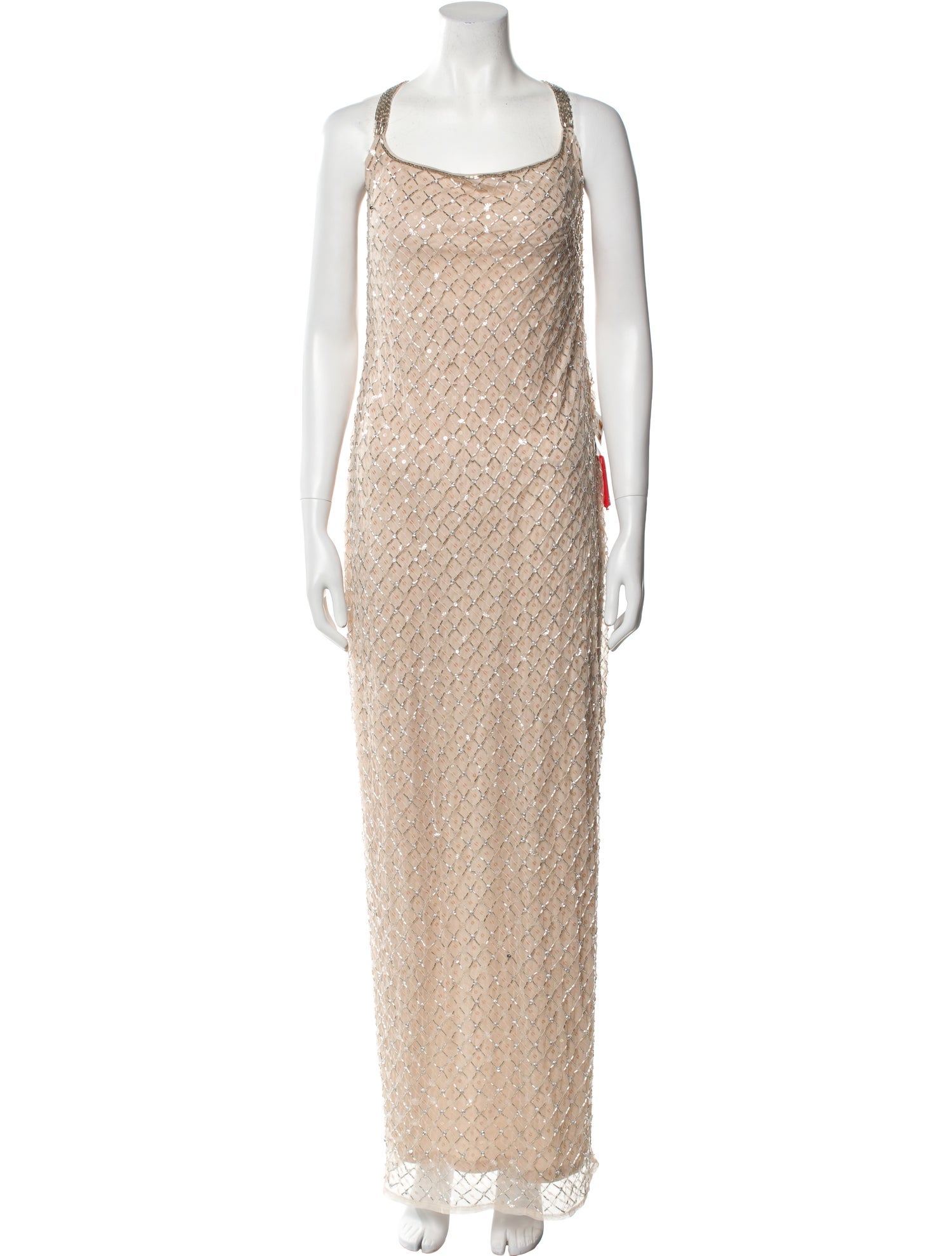 Mac Duggal Square Neckline Long Dress w/ Tags