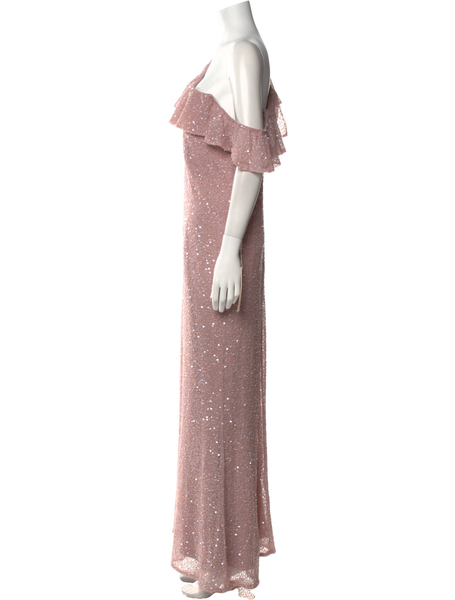 Mac Duggal One-Shoulder Long Dress