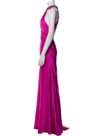 Mac Duggal Halterneck Long Dress