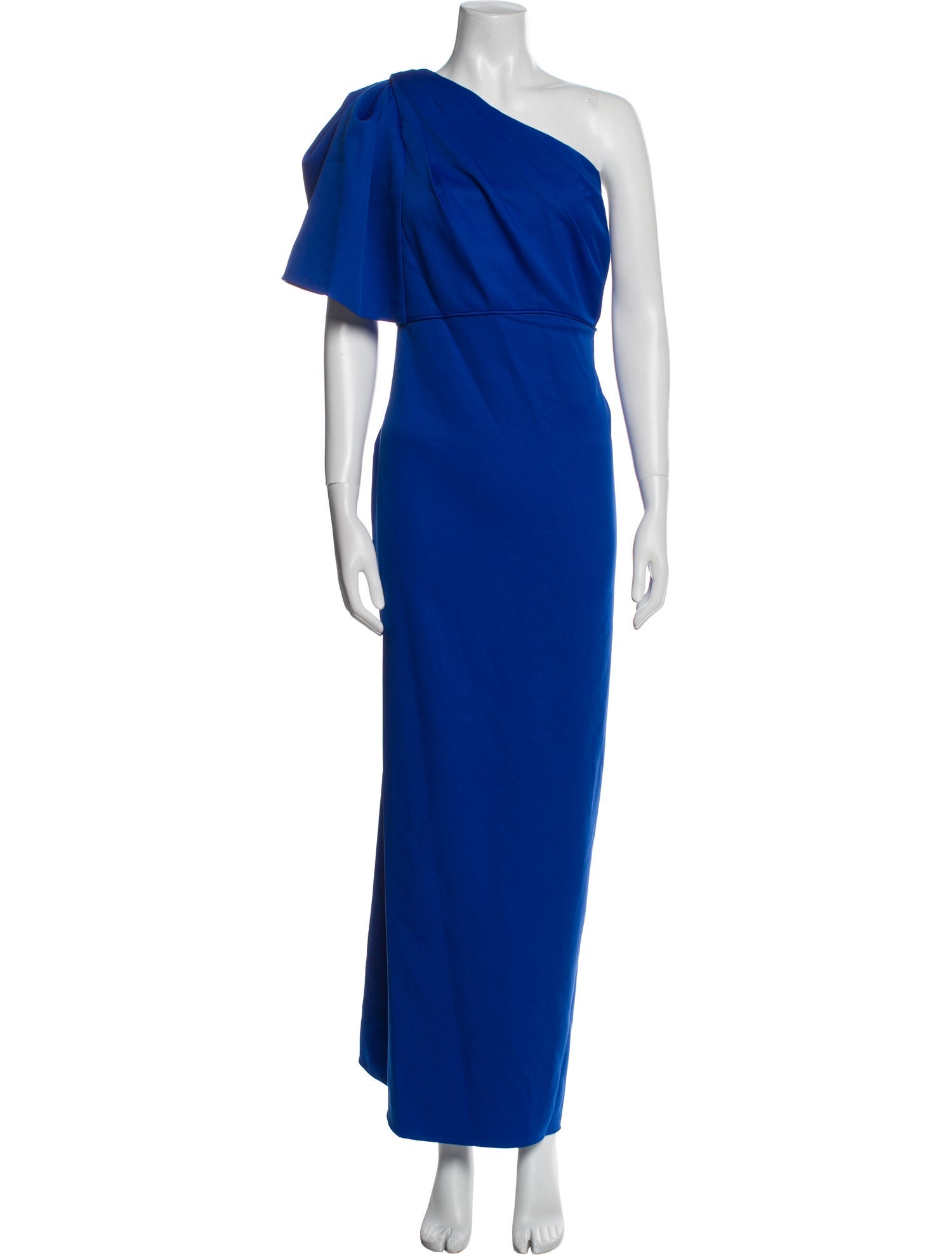 Mac Duggal One-Shoulder Long Dress