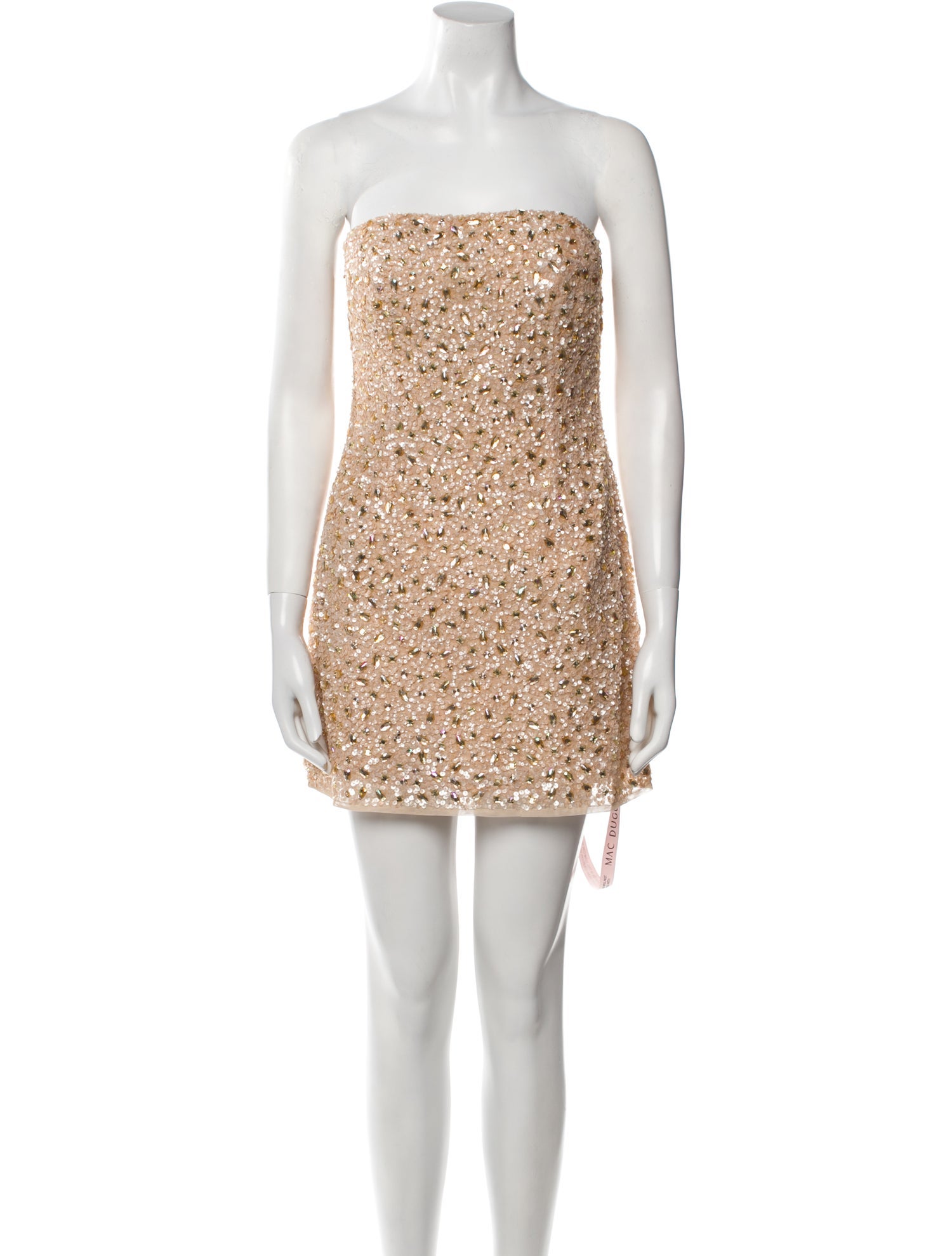 Mac Duggal Strapless Mini Dress w/ Tags