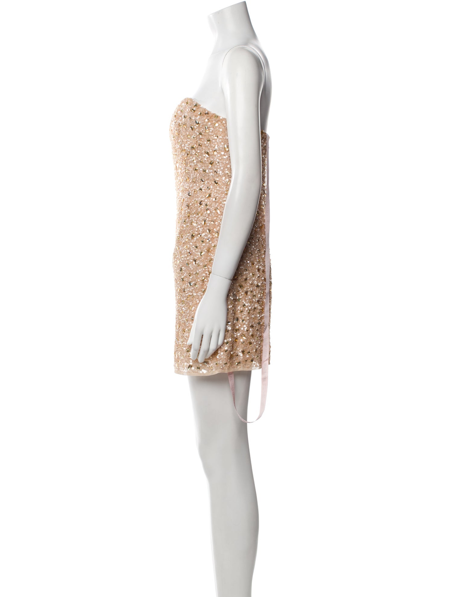 Mac Duggal Strapless Mini Dress w/ Tags