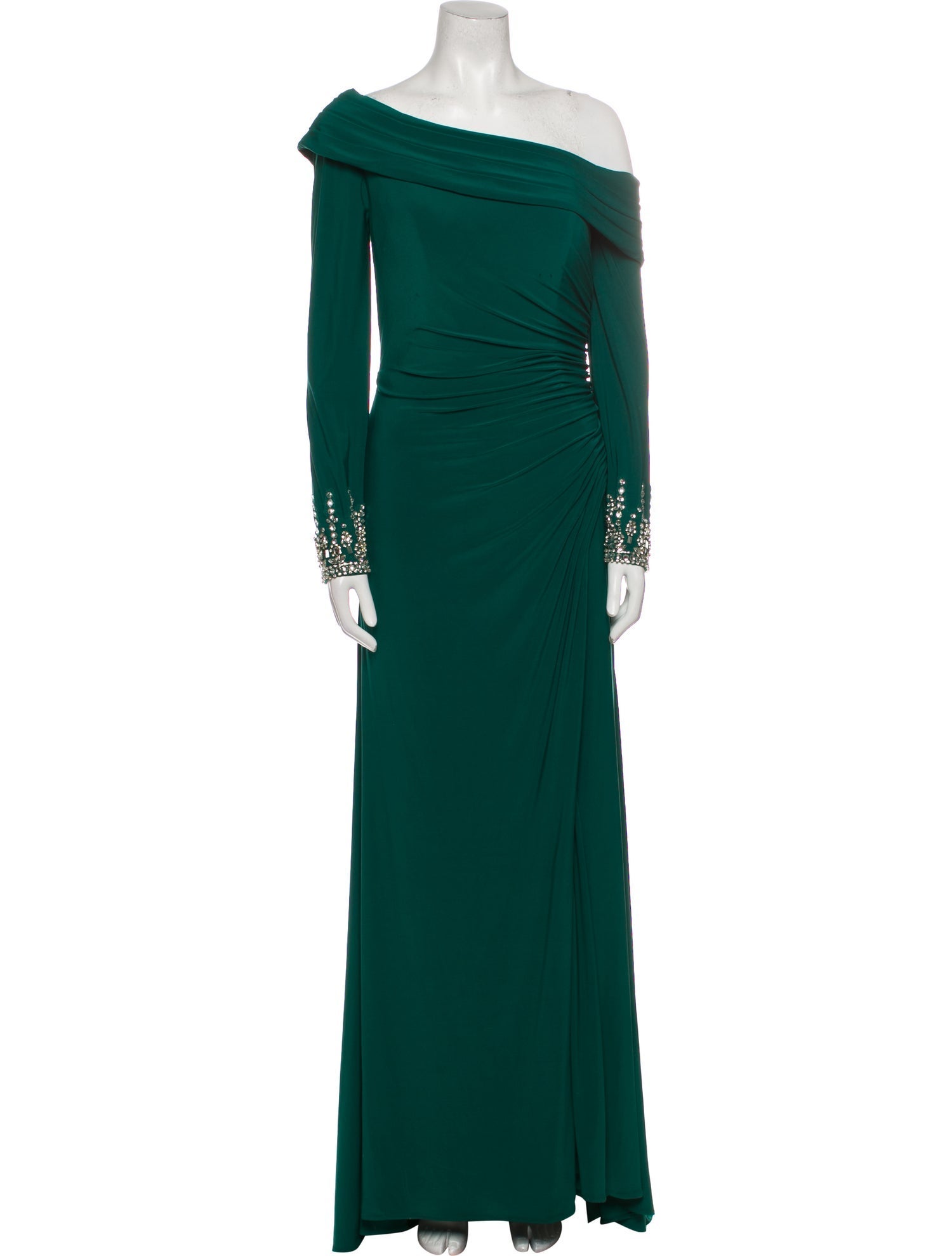 Mac Duggal One-Shoulder Long Dress