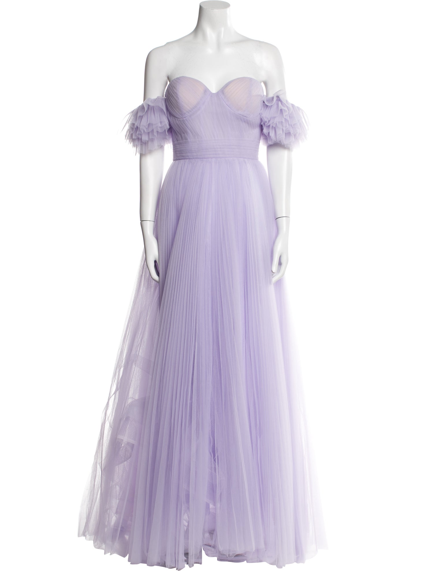 Mac Duggal Off-The-Shoulder Long Dress w/ Tags