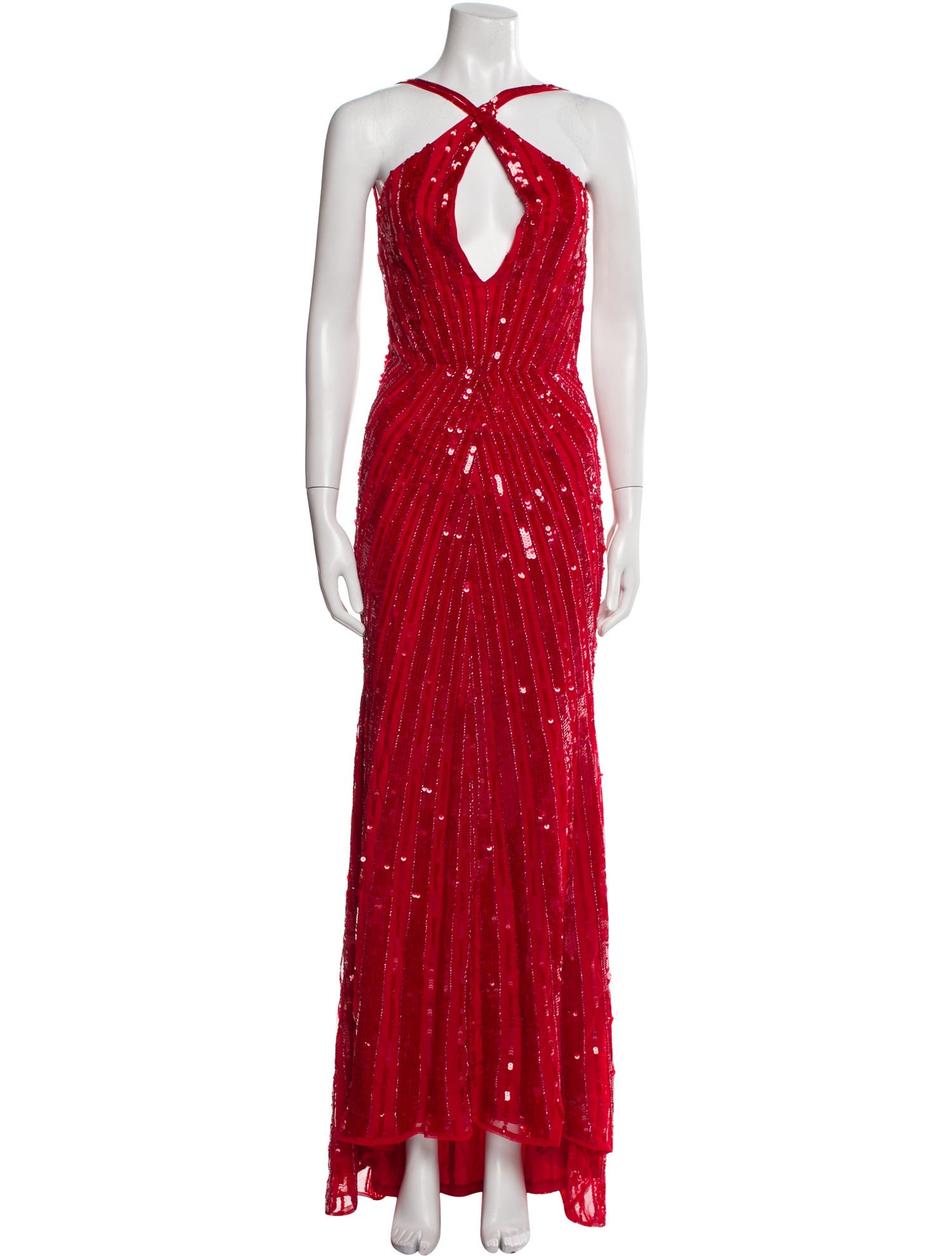 Mac Duggal Halterneck Long Dress