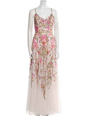 Mac Duggal Dresses Floral Print Long Dress US 2 | XS