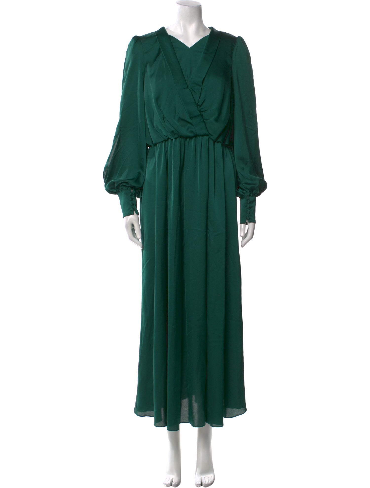 Mac Duggal Cowl Neck Long Dress