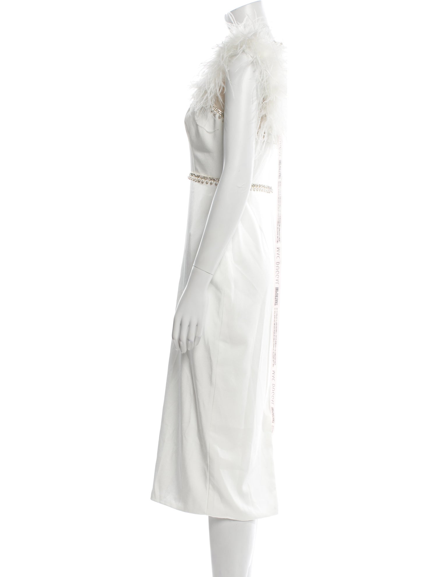 Mac Duggal Crew Neck Midi Length Dress w/ Tags