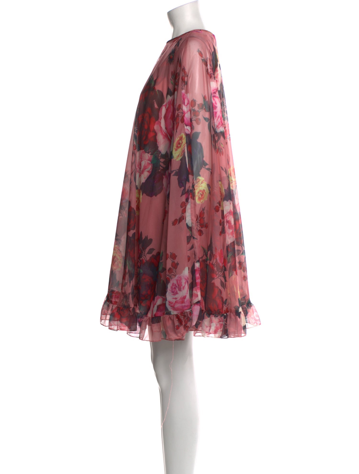 Mac Duggal Floral Print Mini Dress w/ Tags