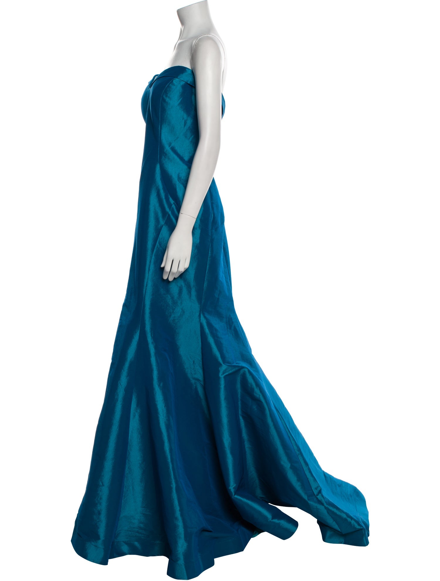 Mac Duggal Strapless Long Dress