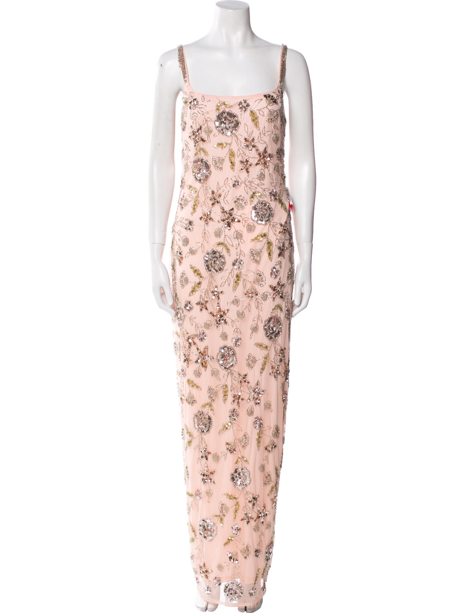 Mac Duggal Floral Print Long Dress w/ Tags