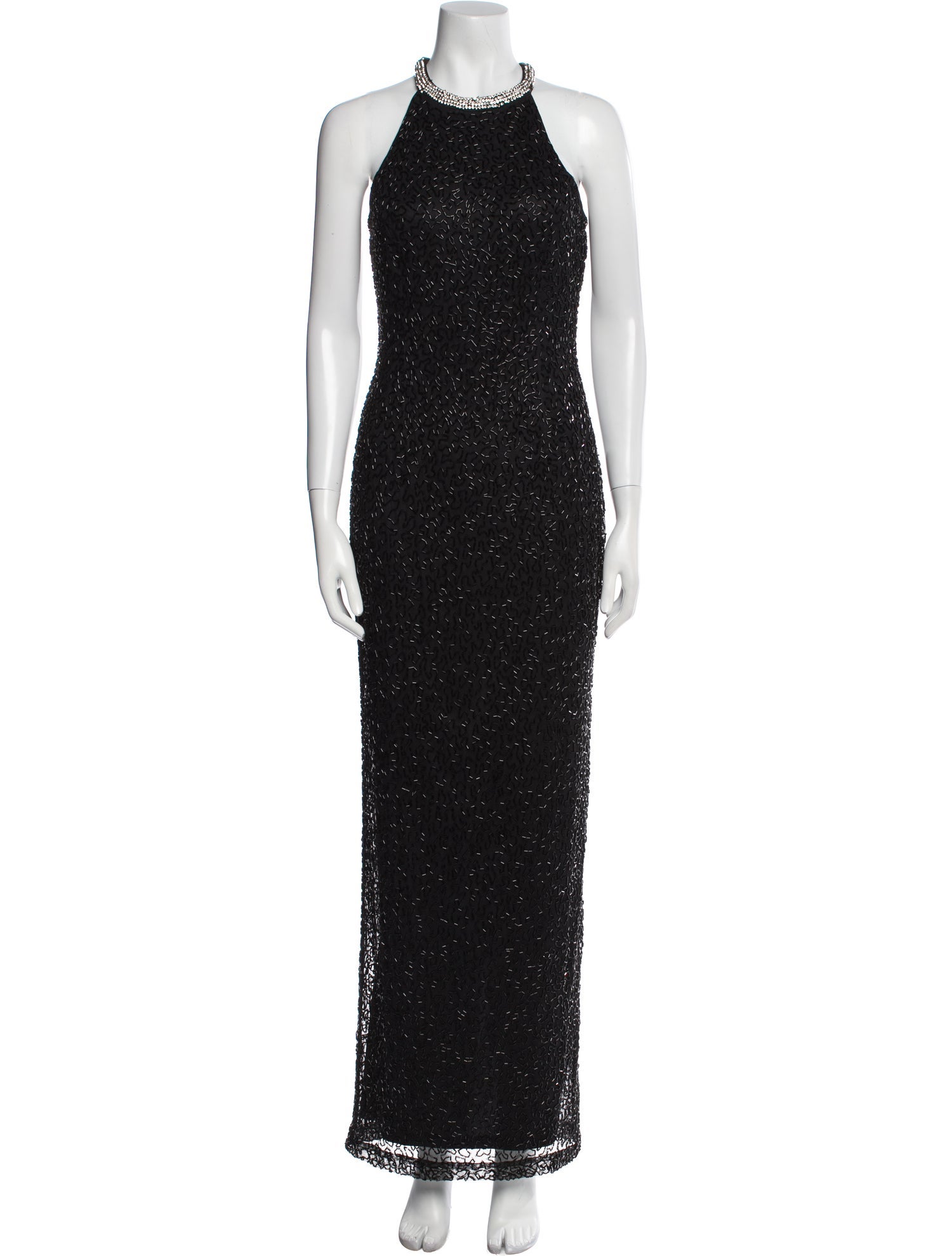 Mac Duggal Halterneck Long Dress