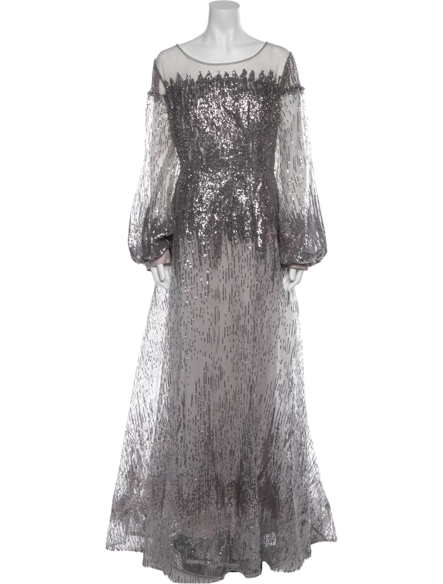 Mac Duggal Lace Pattern Long Dress w/ Tags