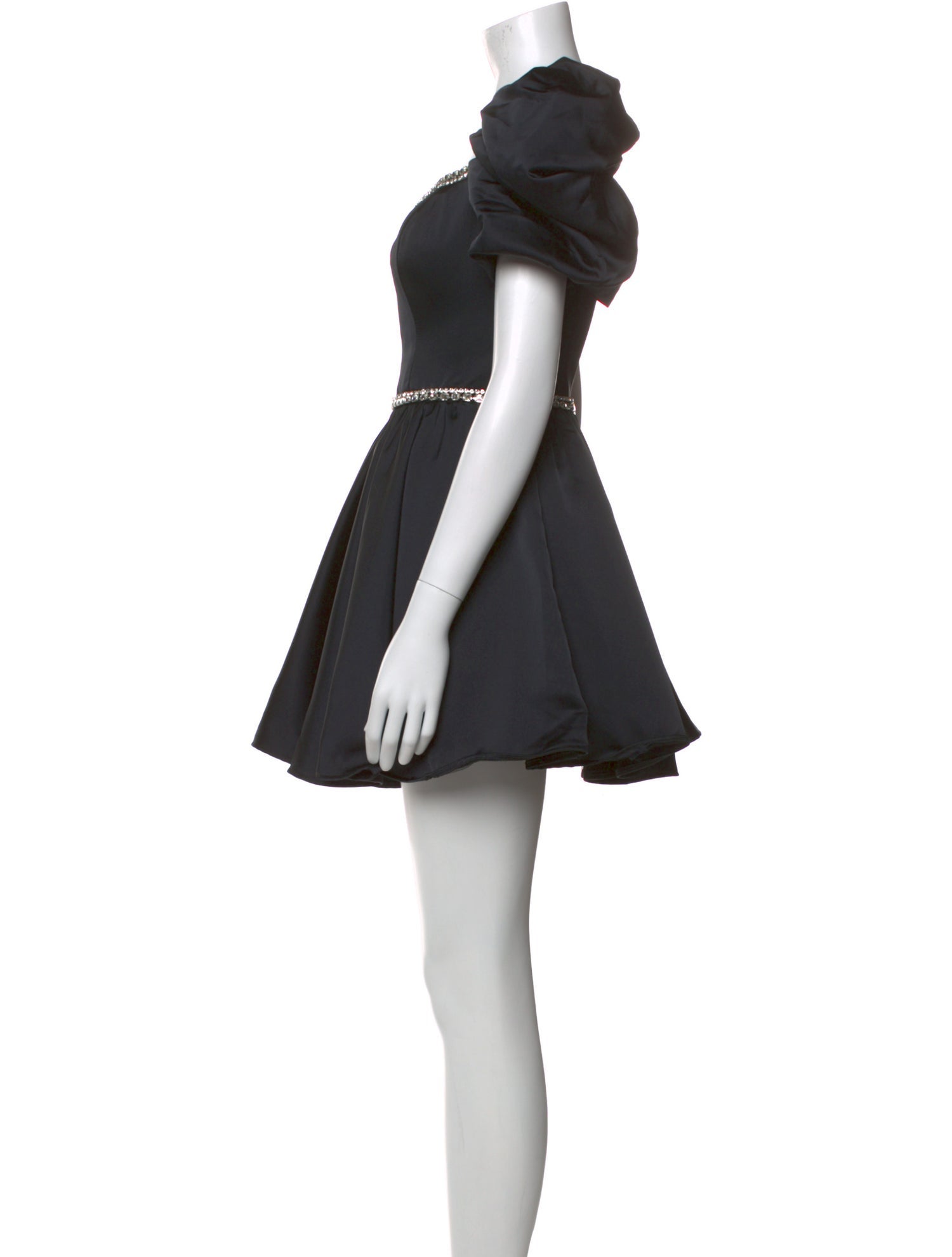 Mac Duggal Square Neckline Mini Dress