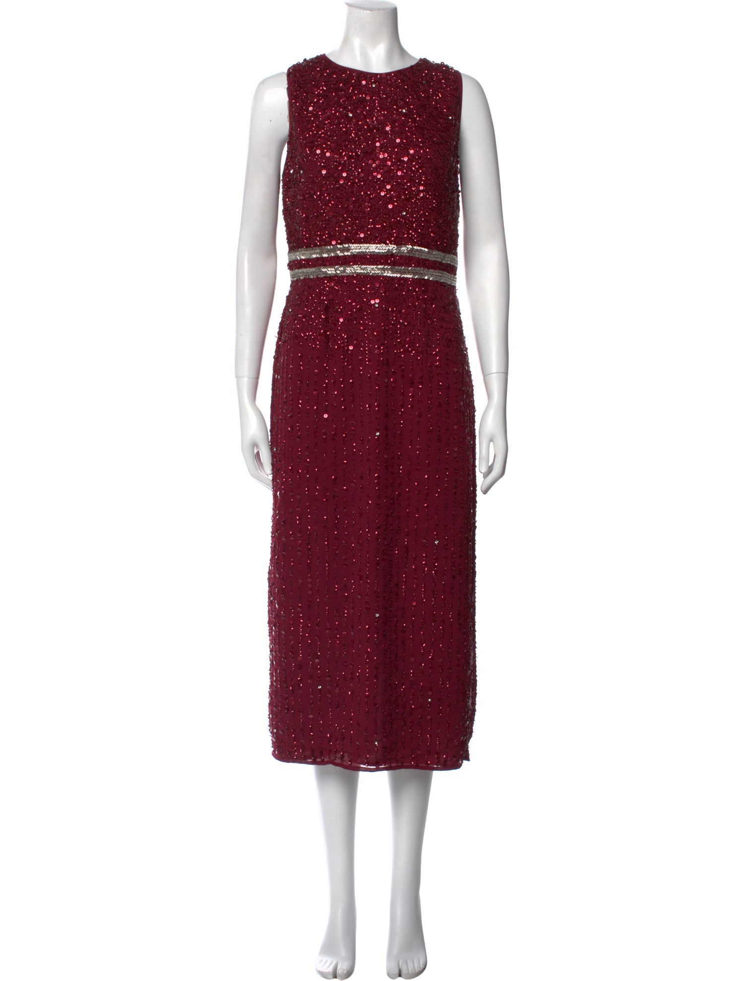 Mac Duggal Crew Neck Long Dress w/ Tags