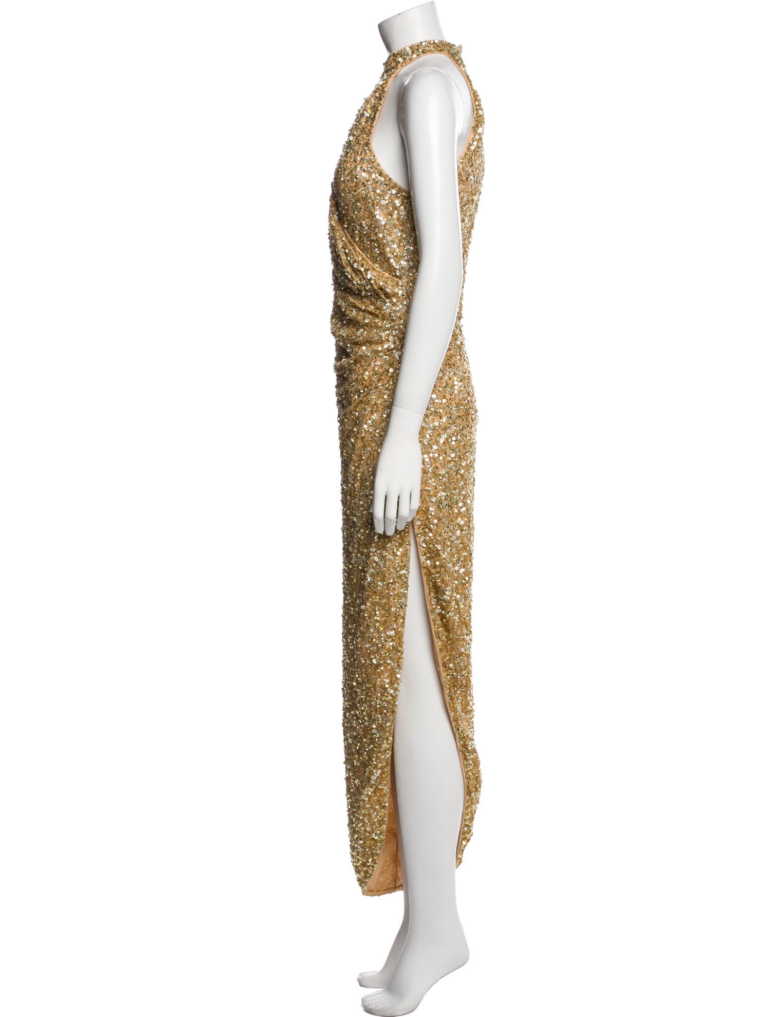 Mac Duggal Halterneck Midi Length Dress w/ Tags