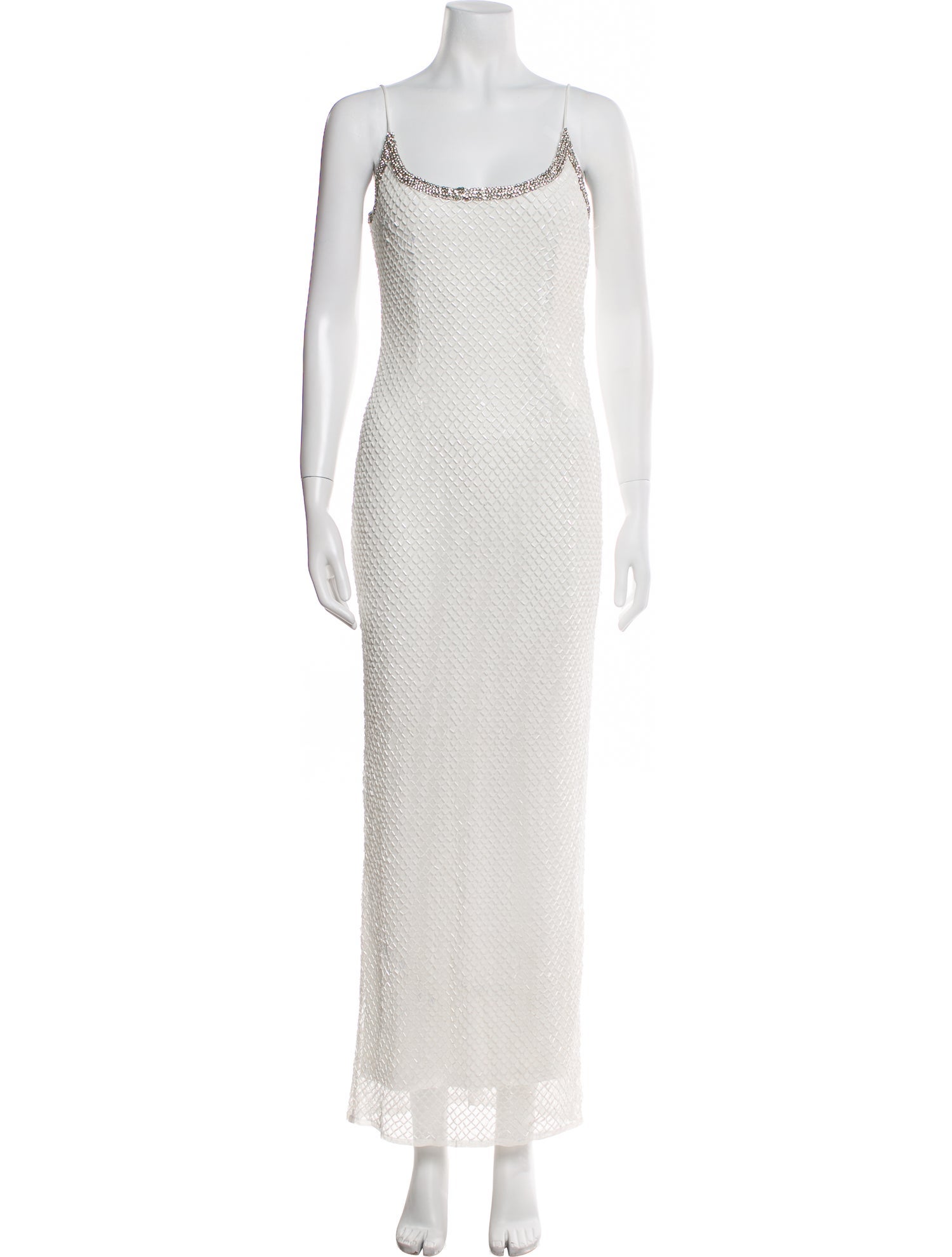 Mac Duggal Scoop Neck Long Dress