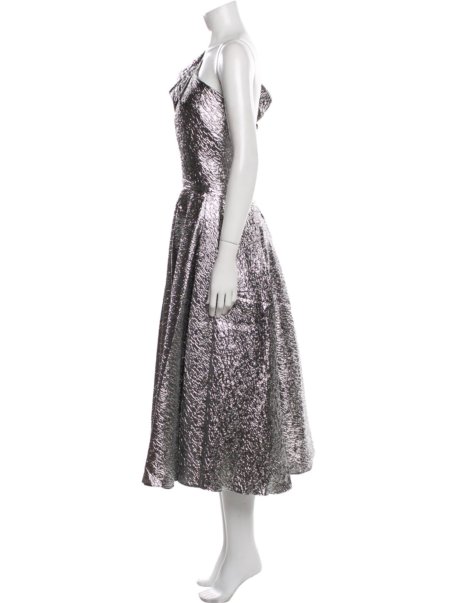 Mac Duggal One-Shoulder Long Dress