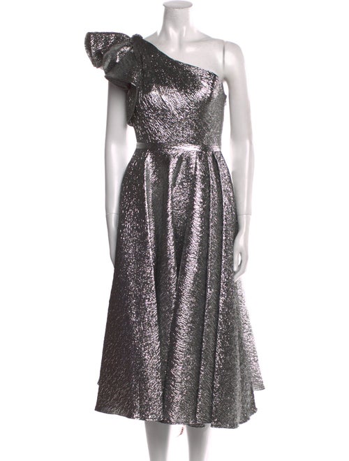 Mac Duggal One-Shoulder Midi Length Dress w/ Tags