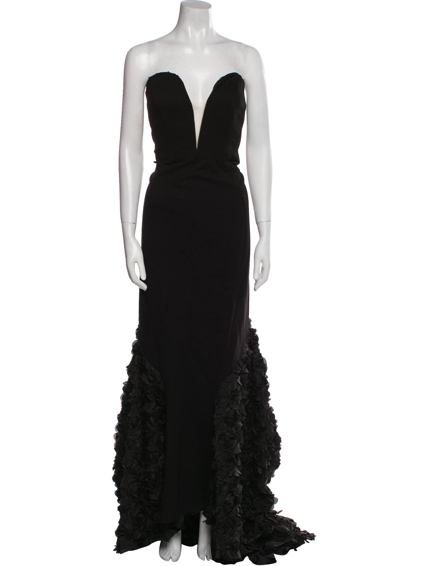 Mac Duggal Strapless Long Dress