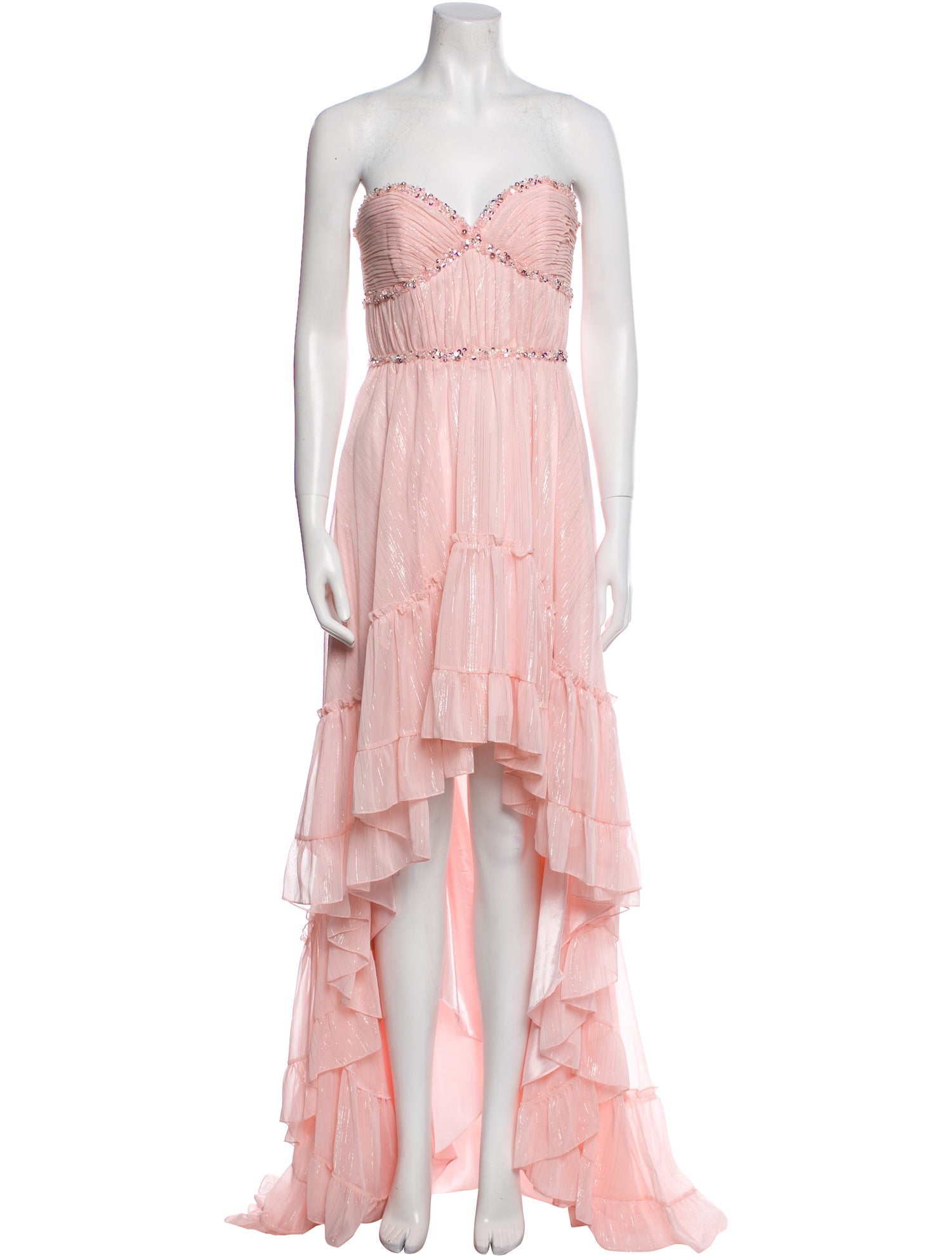 Mac Duggal Strapless Long Dress w/ Tags