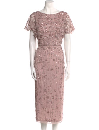 Mac Duggal Bateau Neckline Long Dress