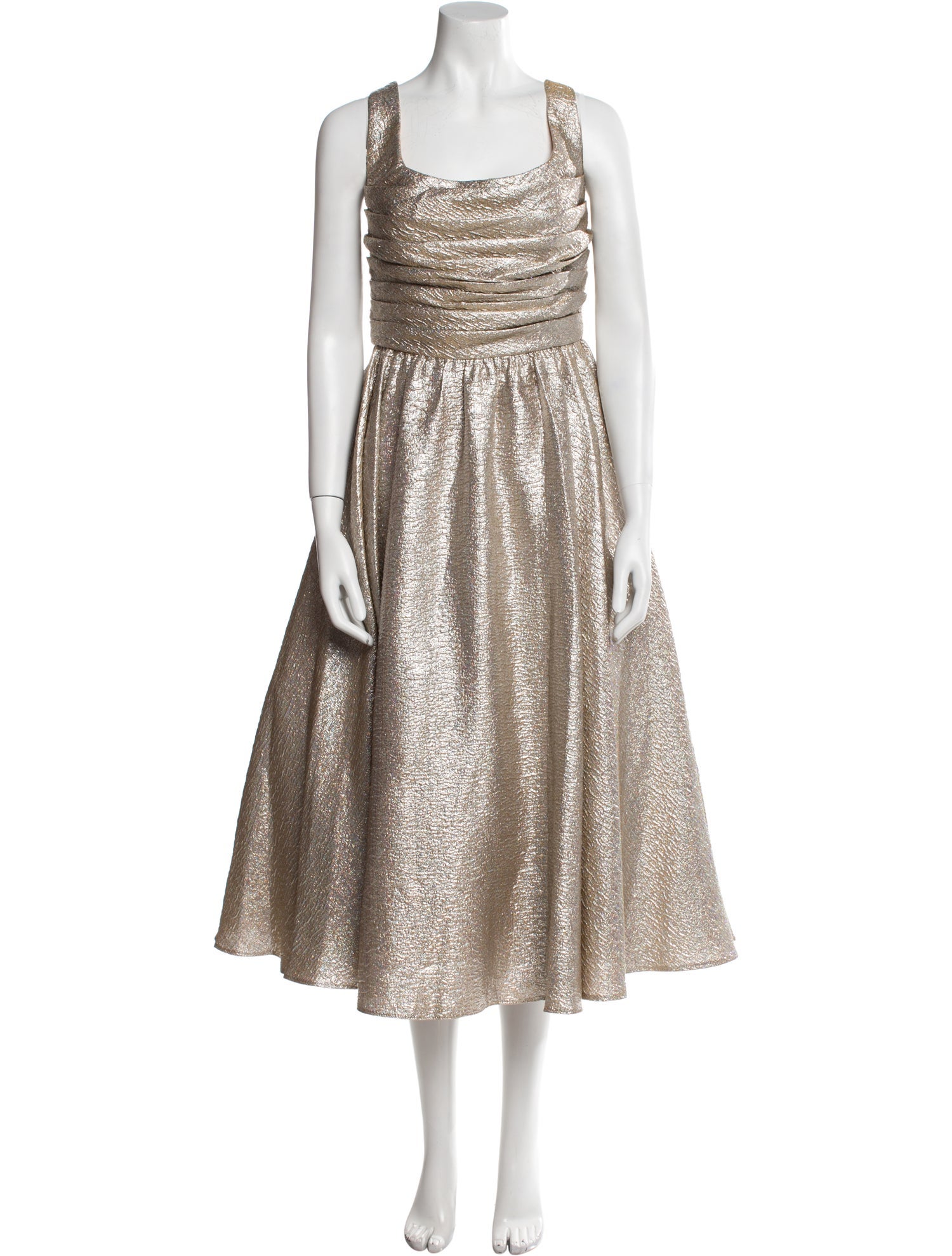 Mac Duggal Square Neckline Long Dress w/ Tags