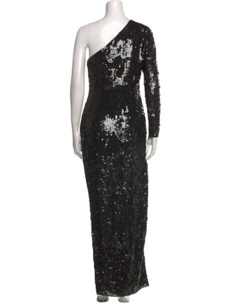 Mac Duggal One-Shoulder Long Dress