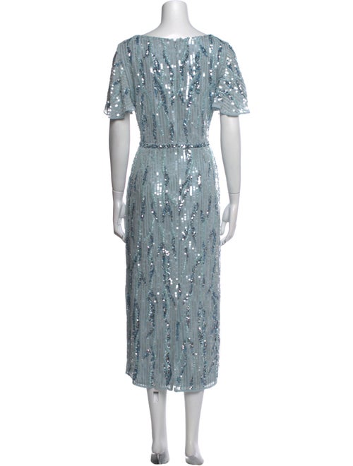 Mac Duggal Patterned Midi Length Dress