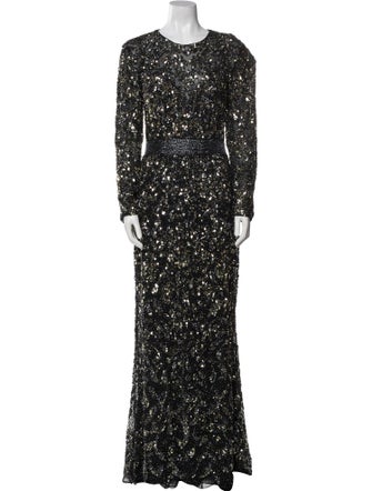 Mac Duggal Nylon Long Dress