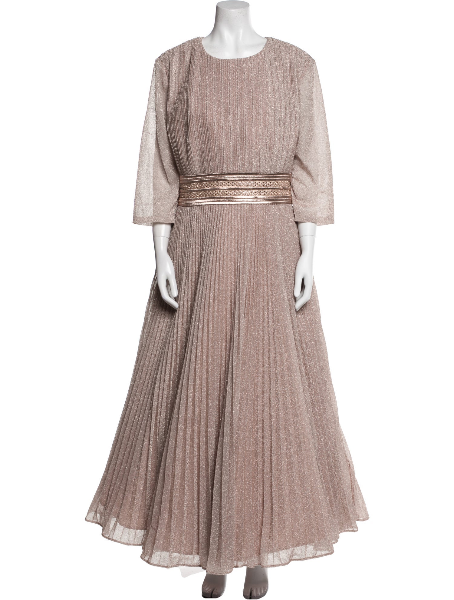 Mac Duggal Scoop Neck Long Dress