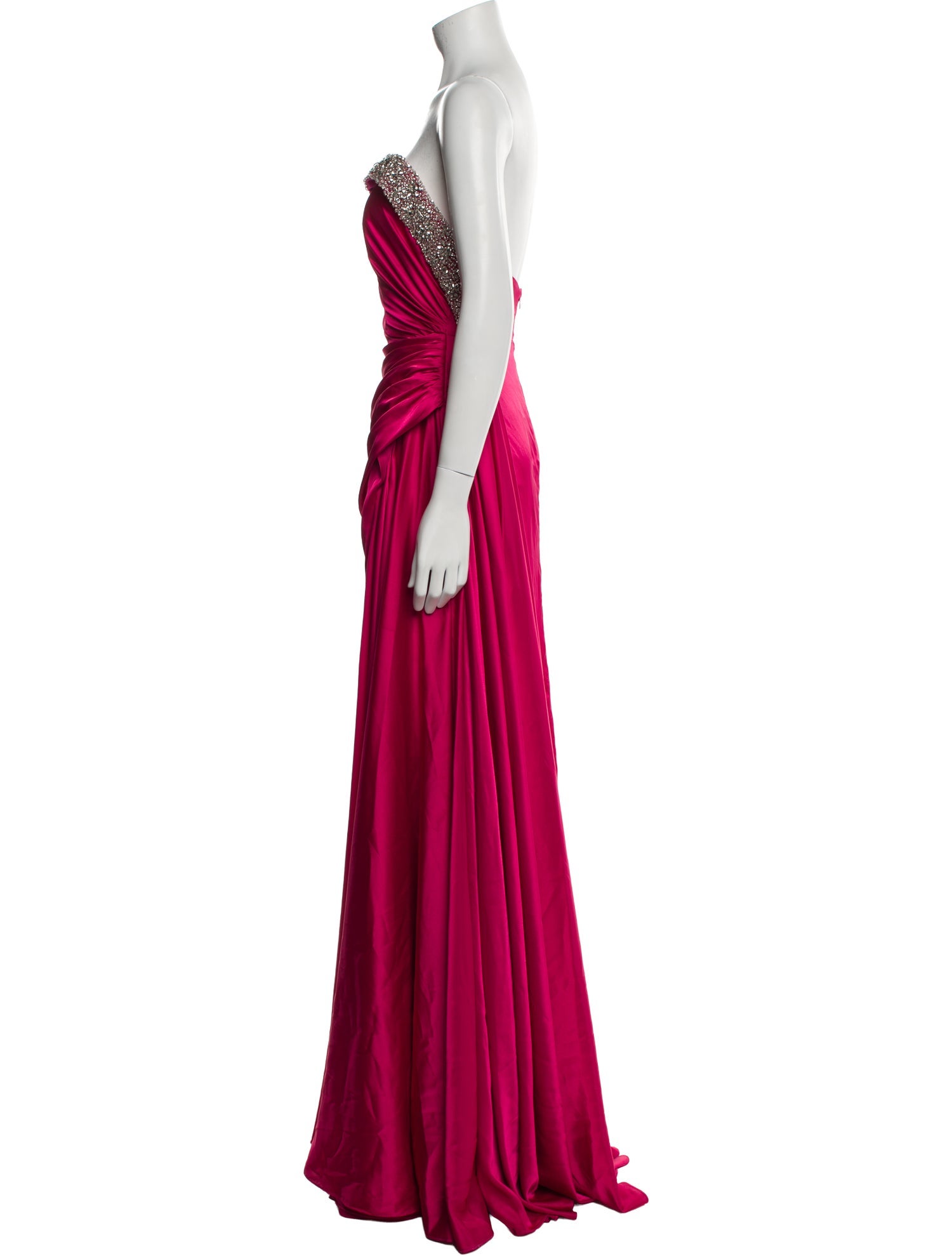 Mac Duggal Strapless Long Dress