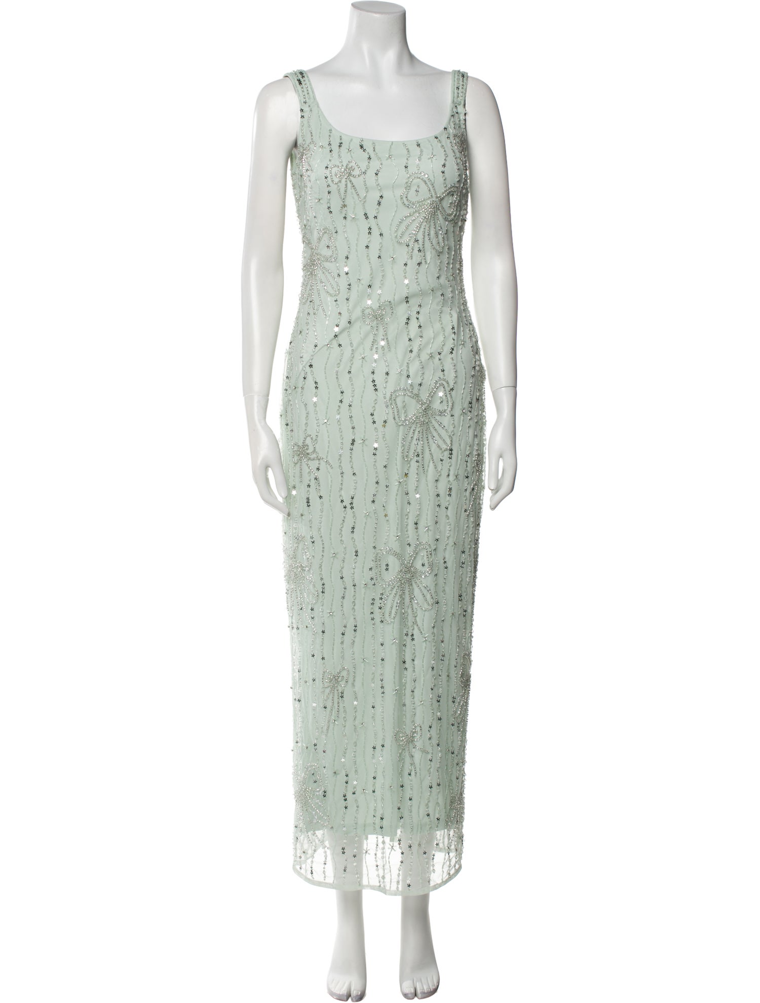 Mac Duggal Patterned Long Dress